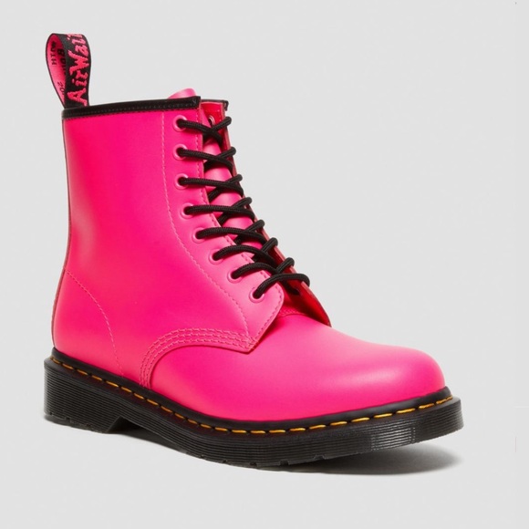 Dr Martens 1460 SMOOTH LEATHER LACE UP BOOTS - Picture 2 of 16